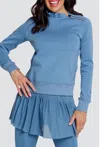 Tail Activewear Condoleezza Pullover In Copenhagen Blue In Blue