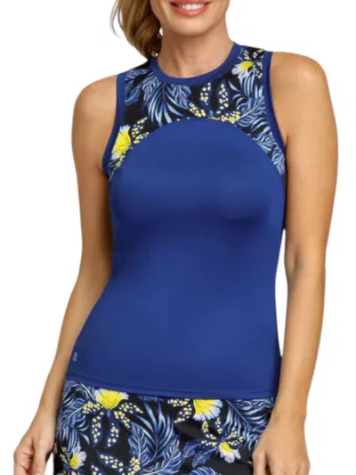 Tail Activewear Debbie Crewneck Tank Top In Blue