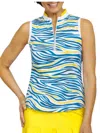 Tail Activewear Ravali Sleeveless Top In Blue Wave In Blue
