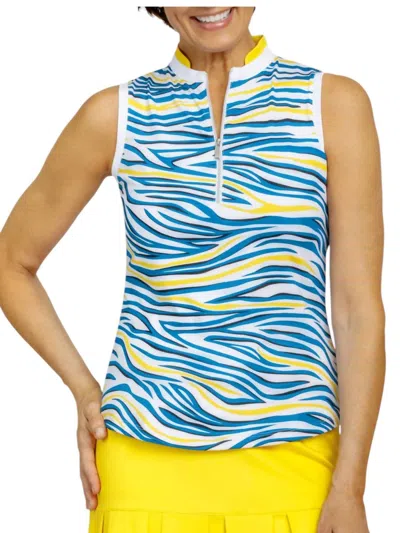 Tail Activewear Ravali Sleeveless Top In Blue Wave