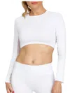 Tail Activewear Sasha Crop Top In White In White