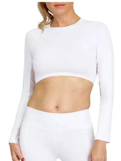 Tail Activewear Sasha Crop Top In White