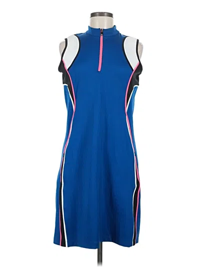 Pre-owned Tail Casual Dress In Blue