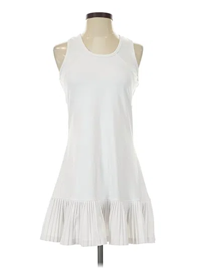 Pre-owned Tail Casual Dress In White