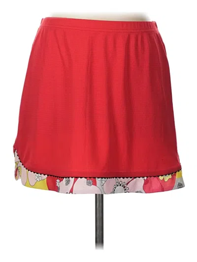 Pre-owned Tail Casual Skirt In Red