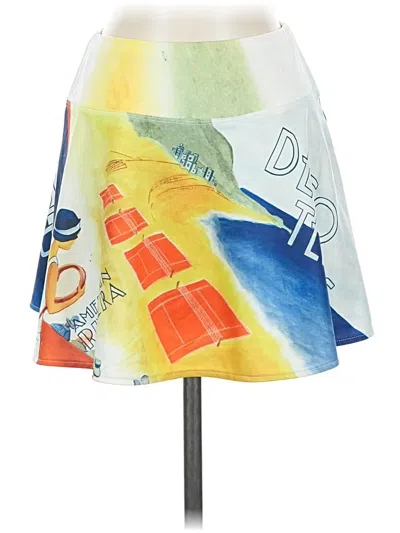 Pre-owned Tail Casual Skirt In Yellow