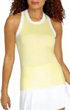 Tail Echo Tank Top In Tangled Dots In Red