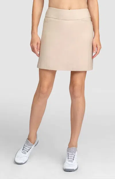 Tail Mulligan Golf Skort In Sand In Neutral