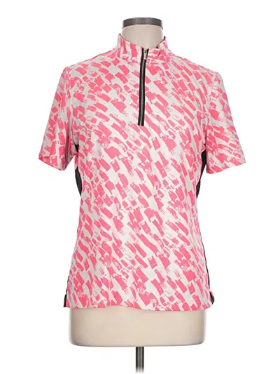 Pre-owned Tail Short Sleeve Blouse In Pink