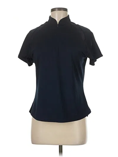Pre-owned Tail Short Sleeve Polo Shirt In Black