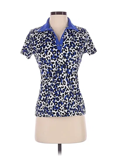 Pre-owned Tail Short Sleeve Polo Shirt In Blue