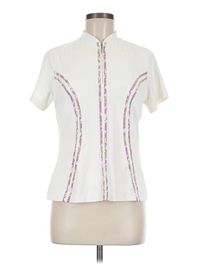 Pre-owned Tail Short Sleeve Polo Shirt In Ivory