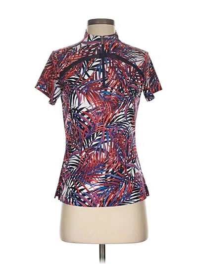 Pre-owned Tail Short Sleeve Polo Shirt In Red