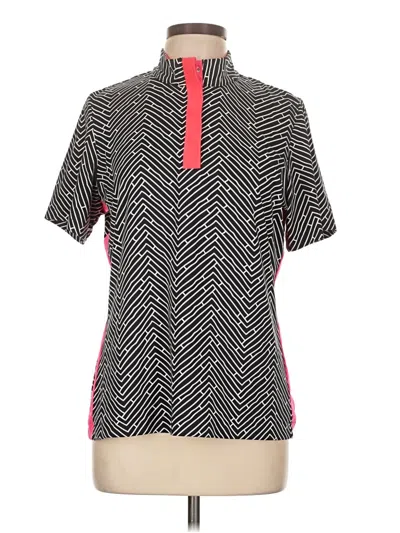 Pre-owned Tail Short Sleeve Turtleneck In Black