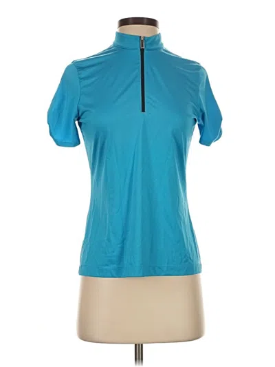 Pre-owned Tail Short Sleeve Turtleneck In Blue