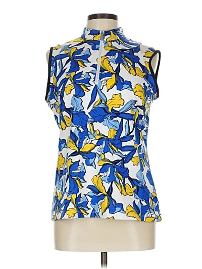 Pre-owned Tail Sleeveless Blouse In Blue