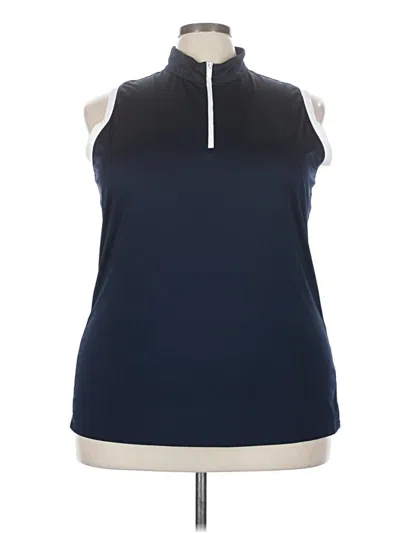 Pre-owned Tail Sleeveless Blouse In Blue