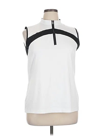 Pre-owned Tail Sleeveless T-shirt In White