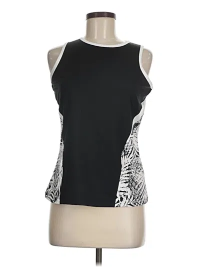 Pre-owned Tail Sleeveless Top Black Halter Neckline Tops