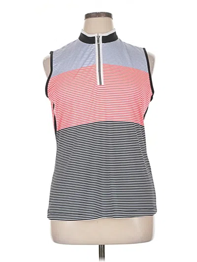 Pre-owned Tail Sleeveless Top Gray Halter Neckline Tops