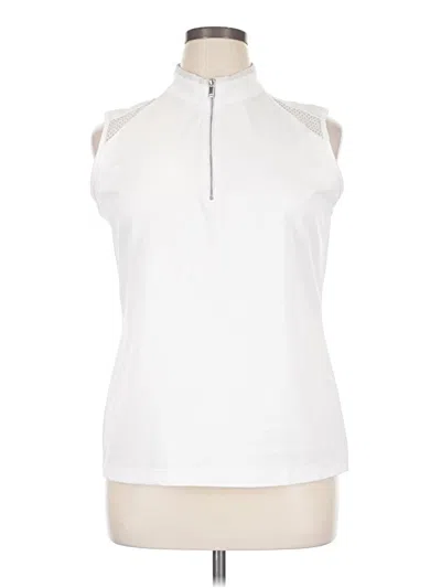 Pre-owned Tail Sleeveless T-shirt In White