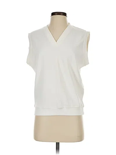Pre-owned Tail Sweater Vest In White