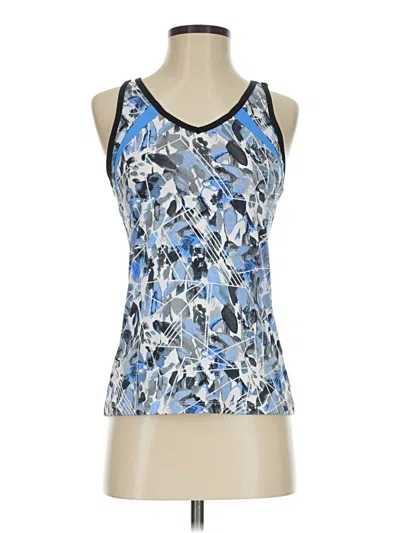Pre-owned Tail Tank Top Blue Halter Neckline Tops