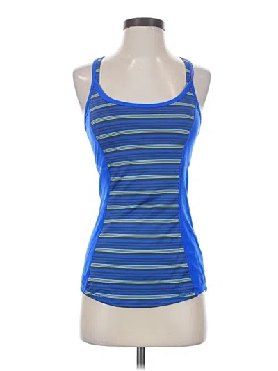 Pre-owned Tail Tank Top Blue Halter Neckline Tops