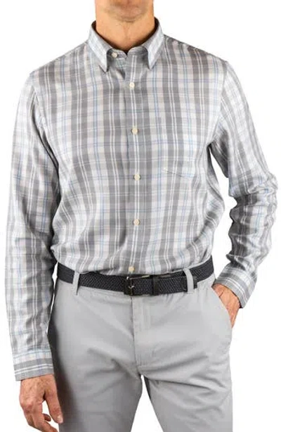 Tailor Vintage Button Down Shirt In Gray