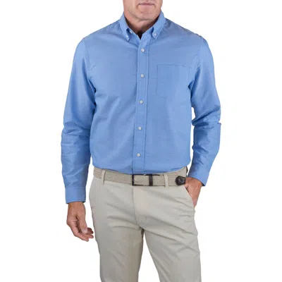 Tailor Vintage Classic Fit Cotton Oxford Button-down Shirt In Blue