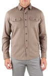 Tailor Vintage Heather Flannel Shirt In Fallen Rock