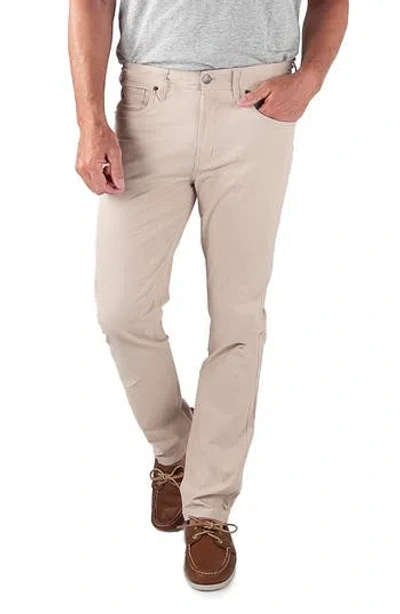Tailor Vintage Performance Athletic Fit Pants In Stone
