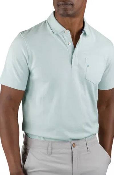 Tailor Vintage Performance Birdseye Piqué Polo Shirt In Blue