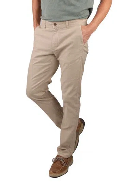 Tailor Vintage Puretec Cool® Linen & Cotton Chino Pants In Neutral