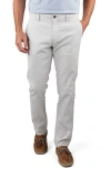 Tailor Vintage Puretec Cool® Linen & Cotton Chino Pants In Quiet Gray