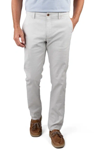 Tailor Vintage Puretec Cool® Linen & Cotton Chino Pants In Gray