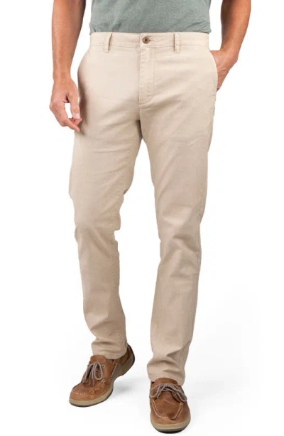 Tailor Vintage Puretec Cool® Linen & Cotton Chino Pants In Stone