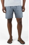 Tailor Vintage Shell 4-way Stretch Doc Shorts In Blue