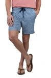 Tailor Vintage Shell 4-way Stretch Doc Shorts In Blue