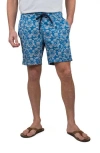Tailor Vintage Shell 4-way Stretch Doc Shorts In Blue