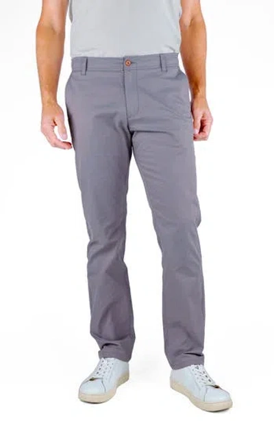 Tailor Vintage Straight Leg Stretch Cotton Blend Chino Pants In Purple