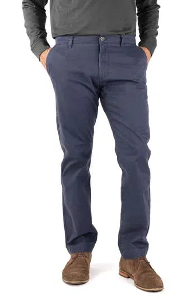 Tailor Vintage Straight Leg Stretch Cotton Twill Chino Pants In Sargasso