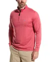 Tailorbyrd 1/4-zip Mock Pullover In Red