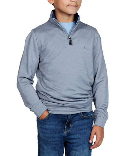 Tailorbyrd Kids'  1/4-zip Pullover In Gray