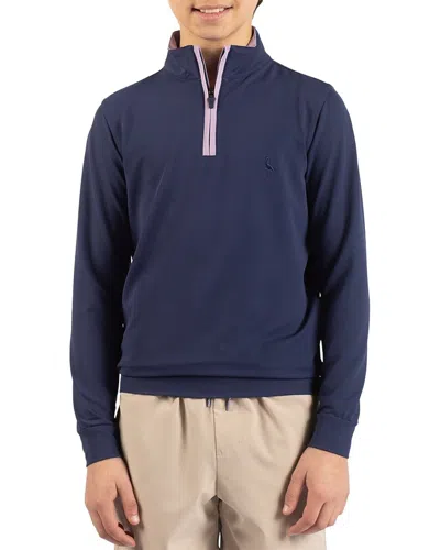 Tailorbyrd 1/4-zip Sweater In Blue