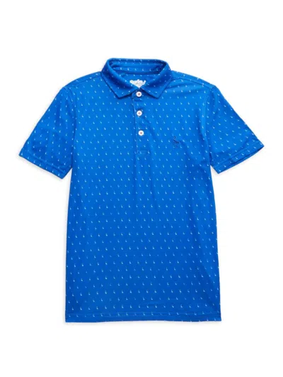 Tailorbyrd Babies'  Boy's Logo Polo In Blue