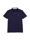 Tailorbyrd Kids'  Boy's Logo Polo In Navy