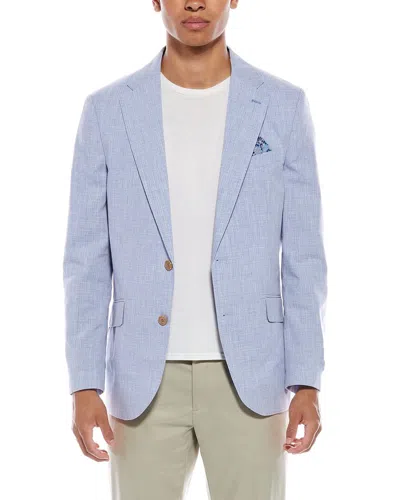 TAILORBYRD TAILORBYRD BROKEN CHECK LINEN-BLEND SPORTCOAT