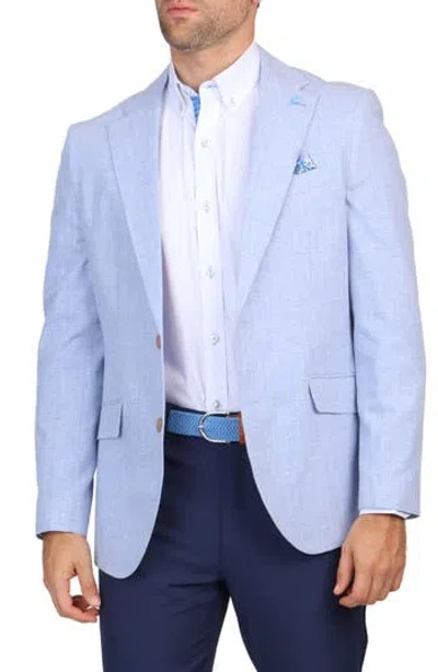 Tailorbyrd Broken Check Sport Coat In Blue