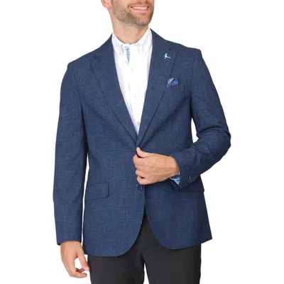 Tailorbyrd Broken Check Sport Coat In Navy